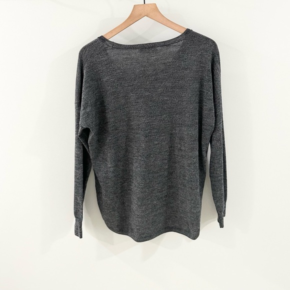 Madewell Northlight Merino Wool Pullover Sweater Gray Size Medium - Picture 8 of 8